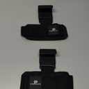 Lifting Hooks for Weight Lifting: Weightlifting Hooks Wrist Straps Hand Grip Support for Deadlift Weightlifting Gym Gloves for Men & Women (Black)