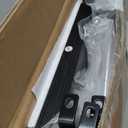 Dual Monitor Stand Riser w/ Drawer & Metal Leg, Large Computer Monitor Riser w/ Storage For 2 Monitors, Desk Shelf For Monitor w/ Adjustable Length & Angle, Desktop Organizer For Laptop/TV/Printer