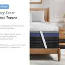 Helix Premium Memory Foam Mattress Topper with GlacioTex™ - Soft - Twin