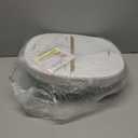 Collapasible Foot Spa Bath Massager with Heat, Pedicure Foot Spa with Bubbles and Jets/Timer/Temperature Control, Feet Soak Tub for Home, Office, Relaxation and Stress Relief (White)