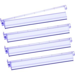 Mahjong Racks with Pushers 4PCS Set Majiang Tile Holder Acrylic Mahjong Racks Accessories and Gifts, Standard