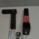 OPENROAD Adjustable Trailer Hitch Ball Mount Fits 2-Inch Receiver, 2 Ball 7500LBS, 6 7/8" Drop/ 5 1/2" Rise Drop Hitch, Hitch for Heavy Duty Truck with Stainless Steel Pins