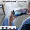 Switch 2 Case for Nintendo Switch 2 Model 2025, Dockable Cover Hard PC Protector Case for Switch 2 Grips, Switch 2 Console and Accessories with Thumb Stick Caps