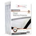 Guardmax Heavy Gauge Vinyl Full Size Mattress Protector - Waterproof & Dust Proof Mattress Cover with Stretchable Pockets - Soft, Comfortable, & Noiseless Waterproof Fitted Sheet.(54 x 75 x 12)