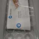 iDesign Clear Plastic Egg Holder for Fridge with Lid - 21 Egg Storage Container Organizer Bin