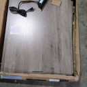 Feandrea Modern Dog Crate Furniture with Charging Station, Medium Kennel Indoor with Flip-up Hidden Acrylic Door, for Small and Medium Dogs up to 45 lb, Pet Side End Table Cage, Heather Greige