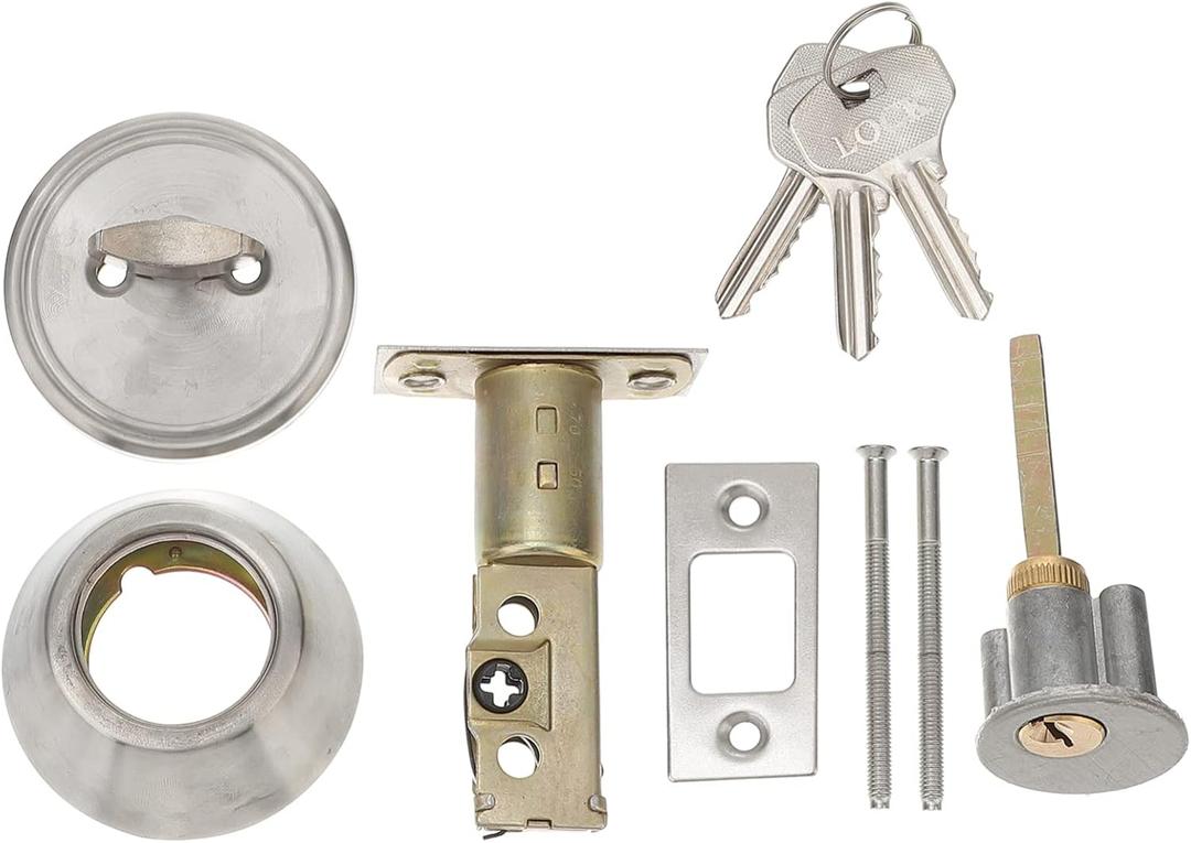 1 Set Door Lock Privacy Door Knob Lock Door Knob with Lock Round Door Knob Lock