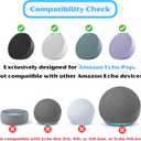 Sintron Wall Mount Shelf for Echo Pop  Compact Smart Speaker Holder with Built-in Cable Management, Space-Saving Design, Compatible with Google Nest & HomePod mini (Black)