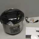 AROMA Digital Rice Cooker, 4-Cup (Uncooked) / 8-Cup (Cooked), Steamer, Grain Cooker, Multicooker, 2 Qt, Stainless Steel Exterior, ARC-914SBD