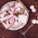 2 x Light Pink Satin Ribbon Double Faced Satin 1/2 inch x 55 Yards Polyester Ribbon for Gift Wrapping Crafts Wedding Decoration Bows Ornaments Party Bouquet Floral Arrangement