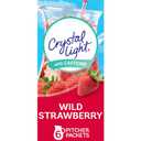 Crystal Light Sugar-Free Energy Wild Strawberry Low Calories Powdered Drink Mix 6 Count Pitcher Packets (2.53 Ounce (Pack of 1))