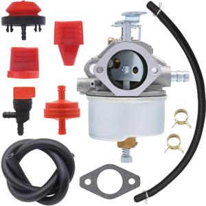 NIMTEK 632334A Carburetor for Tecumseh HMSK80 HM100 HM80 OHSK110 OHSK120 for John Deere Snowblowers TRS22 TRS32 Toro 824 824XL Power Shift Snowthrower Engines Replace 632370A 632334