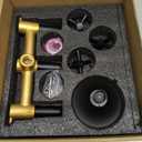 BEIYI 3 Handles Shower Faucet Set with Long Tub Spout Matte Black Three Handle Bathtub Shower Faucets Combo Set Shower Faucets Sets Complete