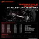 A-Premium CV Axle Shaft Assembly Compatible with Subaru Forester 2009-2013, Impreza 2011-2014, XV Crosstrek 2013-2014, 2.0L 2.5L, Front Driver or Passenger Side