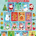 3 x 32 Sheets Christmas Stickers for Kids  Mix and Match to Create Your Own Characters with Santa, Reindeer, Christmas Trees & Snowmen! Perfect Stocking Stuffers, Party Favors & Gifts for Boys and Girls
