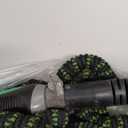 Flexi Hose with 8 Function Nozzle, 50FT - Lightweight Expandable Garden Hose, No-Kink Flexibility, 3/4 Inch Solid Brass Fittings and Double Latex Core - Black and Green