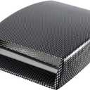Air Flow Intake Scoop Hood, Air Flow Intake Scoop Bonnet Vent Cover Car Decorative Universal Bonnet Vent Cover Hood for Cars and Vehicles(Carbon Fiber)