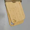2 Pack Small Bamboo Wood Cutting Board for Kitchen 8.6" x 6" Mini Wooden Charcuterie Boards Lightweight Chopping Board Non Toxic Serving Board Tiny Chef Set Camping Fruit Lemon Sandwich Cheese Board