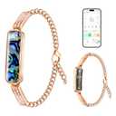 Smart Bracelet for Women, Health Activity Fitness Trackers, 24/7 Heart Rate, HRV, Blood Oxygen & Stress Monitor, 24H Sleep Tracker, Free APP for iOS & Android, Blue