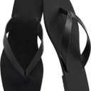Flip Flops for Women Comfortable Square Toe Casual Beach Thong Sandals Slip On Dressy Flats Summer Outdoor Slides Shoes