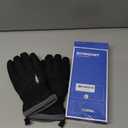 rivmount Winter Waterproof Ski Snow Warm Gloves for Women Men, Windproof Cold Weather Thermal with Touchscreen Fingers, for Running Driving Cycling Hiking Biking Outdoor Sports Daily Work (Large, Black)