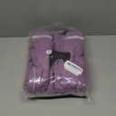 Malier Dog Coat, Reflective Dog Jacket Waterproof Windproof Puppy Cold Weather Coats with Harness Built in, Winter Extra Warm Pet Coat Fleece Vest for Large Pets and Puppy (Purple, XLarge)