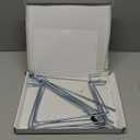 2 Packs Hanging File Folder Frame,Heavy Duty Steel Hanging File Organizer,File Cabinet Rails,Adjustable 11 to 17.4 Inches,Mountable