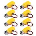 8pcs TT Motor Dual DC 3-6V Gearbox Motor 200RPM Ratio 1:48 Shaft Motor with 2.54mm Wire for Arduino DIY Smart Car Robot