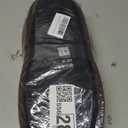 COFACE Mens Memory Foam House Slippers Slip On Cozy Scuff Shoes Indoor/Outdoor with Arch Support (14, Fashion Dark Brown)