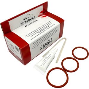 Gaggia 21001683 Bean to Cup Cleaning Service Kit - Lubricating Grease, 2 x o-Ring gaskets and Cleaning Brush