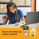 Tiesta Tea Loose Leaf Filters for Brewing, Disposable Infuser for Hot & Iced Drinks, Easy-Fill Steeper, Unbleached Paper, Single-Cup Infuser for Loose Leaves, 100 Empty Bags