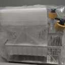 Cisily Kitchen Dish Soap Dispenser Set Stainless Steel Sponge Holder and 2 Pack 16.9oz Clear Glass, Dish Soap Dispensers, Vintage Hand and Dish Soap Dispensers Set, Dispensador De Jabon De Cocina