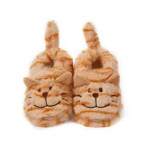 Baby Girls' Kitty House Slippers (5-6 Toddler, Kt-grey)