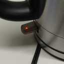 Basics Electric Stainless Steel Kettle for Tea and Coffee, BPAFree, Fast Boiling, Auto ShutOff, 1 Liter, 1500W, Black and Silver