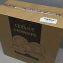 NUTRIUPS Extra Large Serving Bowls, 155/84/50 oz Nesting Ceramic Salad Bowl for Entertaining Party, 12/10/8 in White Bowl