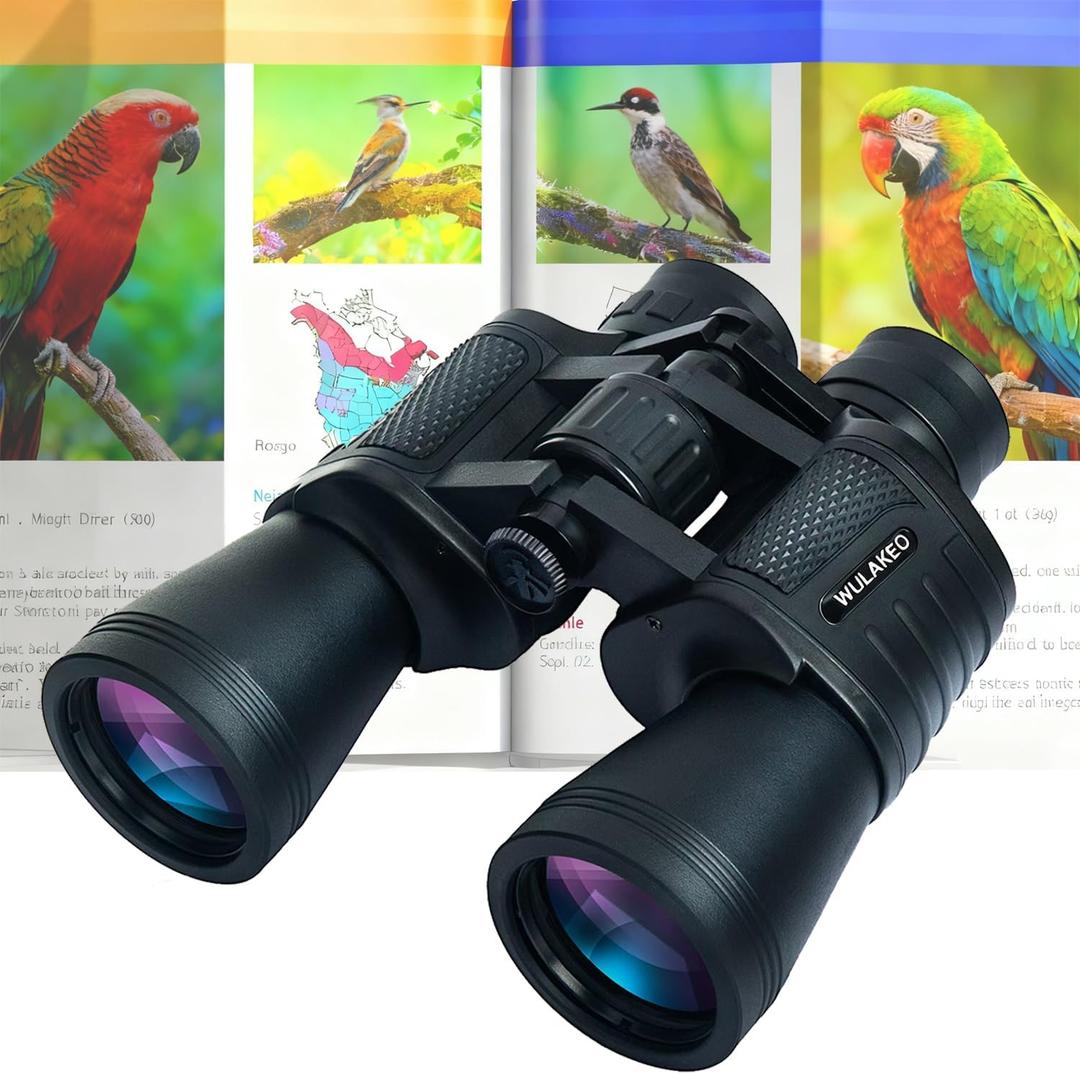 30x50 High Powered Binoculars for Adults, Waterproof Compact Binoculars with Low Light Vision for Bird Watching, Hunting, Football Games, Travel, Stargazing Cruise, Christmas Birthday Gifts for Men