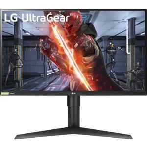 LG 27GL83A-B 27-Inch Ultragear QHD 2560 x 1440 IPS Gaming Monitor, 144Hz, 1ms (GtG), NVIDIA G-SYNC, AMD FreeSync, HDR10, HDMI, DisplayPort, Tilt/Height/Pivot Adjustable Stand, Black