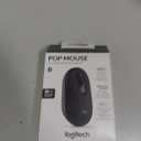 Logitech POP Mouse, Wireless Mouse with Customizable Emojis, SilentTouch Technology, Precision/Speed Scroll, Compact Design, Bluetooth, Multi-Device, OS Compatible - Graphite