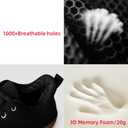 Non Slip Work Shoes for Women Wide Toe Box Food Service Shoes for Chef Kitchen, Restaurant, Hospital Black Slip Resistant Walking Zero Drop Sneakers 5w - 11w