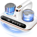 Mattress Vacuum Cleaner - 5-in-1 Cordless Bed Vacuum Cleaner, Powered by UV-C Light & Ultrasonic Technology, 16Kpa Strong Suction, Low Noise, Suitable for Dust, Pet Hair, Etc.