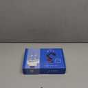 Amarlis Ombre Platinum Blonde Bob Wig with Bangs Loose Wavy Blonde Wig for Women Heat Resistant Synthetic Wigs for Daily Party Use 14 Inch