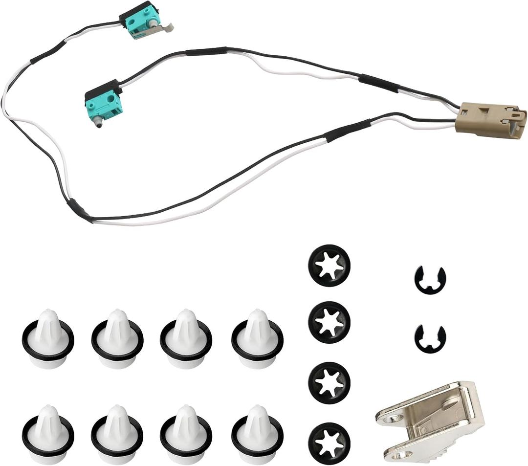 Upgraded Door Handle Paddle Gear & Microswitch Wiring Harness Repair Kit Compatible with Tesla Model S Gen 1 2012-2015 Replaces 1042845-00-B 1042845-00-A 1016009-00-E 1016009-00-C