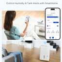 Midea 3,000 Sq. Ft. Dehumidifier for Basement, With Reusable Air Filter 35 Pint - Ideal For Basements, Large & Medium Sized Rooms, And Bathrooms (White)