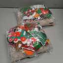 2 x 3Ft DIY Felt Christmas Tree for Kids, 29pcs Detachable Ornaments Toddler Wall Hanging Christmas Tree with String Light (Batteries not Included) (Small, Three Layers of Snow Edge)