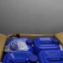 4 Tanks 5 Gallon Water Storage Containers,Total 20 Gallons Stackable Emergency Water Storage Long Term,Portable HDPE Water Jug with Great Sealing Performance for Emergency Management Outdoor Camping