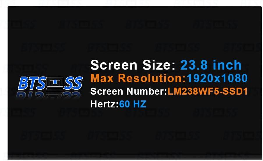 23.8 LCD Replacement for LM238WF5-SSH1 LM238WF5-SSF1 LM238WF5-SSD1 L17303-274 L17303-272 L17303-272-RB Touch Screen Display Panel FHD 1080P 60 HZ