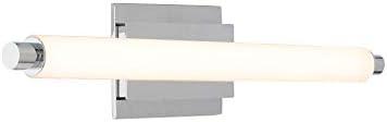 dweLED, Vista 20in LED Bathroom Vanity or Wall Light 3000K in Brushed Aluminum