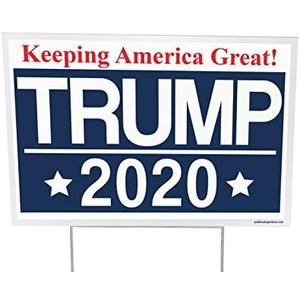 Trump For President 2020 Outdoor Yard Sign - 12x18 - Imagine This Company