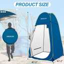 AKOZLIN Portable Pop Up Shower Tent Instant Privacy Dressing Changing Tent Outdoor Shower Room Camp Toilet Tent