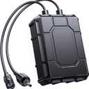 Antfraer 1800mAh Solar Fountain Pump Battery Backup, 7.4V-8.4V Power Pack for 6.5W/8W Solar Water Pump Kit (Only Battery Pack)